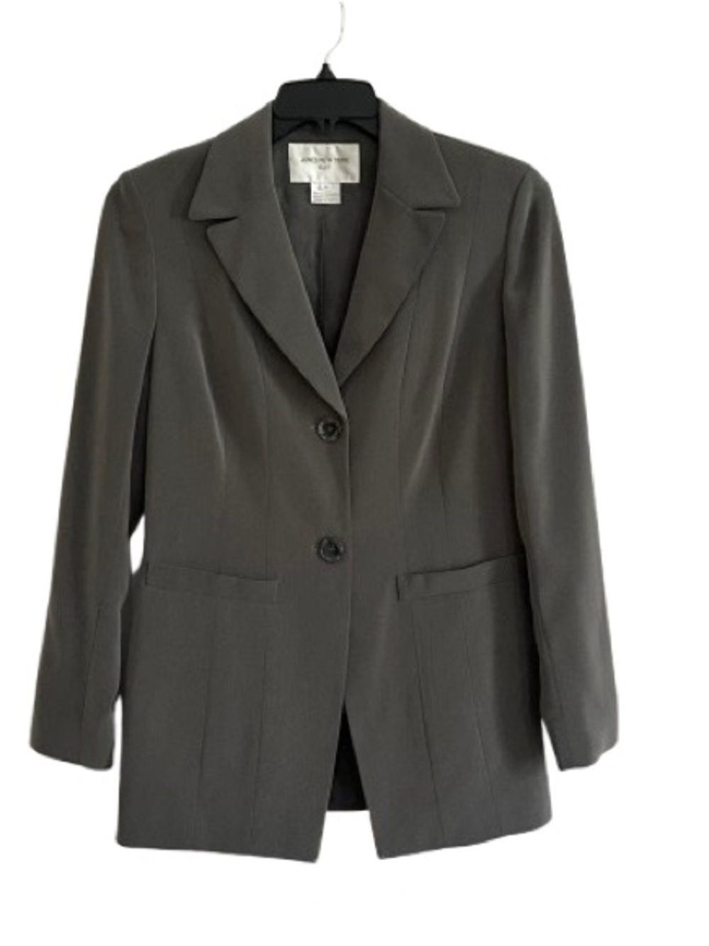 Jones New York Suit Women's Gray Two-Button Blazer Jacket Size 6